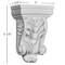 Ekena Millwork 3"W x 1 5/8"D x 4 3/8"H Alexandria Corbel COR03X02X04AL - alternate 2